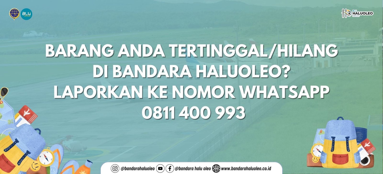 bandara-haluoleo-{"id":"9c370806-3db7-46d8-a0b5-fd2467fbf0cf","image":"9c370806-3db7-46d8-a0b5-fd2467fbf0cf682302ad4d9a3.jpg","last_updated_by":"9c370806-2552-4772-822f-95df7510681f","created_at":"2024-06-05T15:35:17.000000Z","updated_at":"2025-05-13T08:28:29.000000Z","link":"9edbd810-f59a-4b69-96f3-a30d17f392d6","is_category":0,"is_link":0,"post":{"id":"9edbd810-f59a-4b69-96f3-a30d17f392d6","post_category_id":"9c370809-7556-4803-8d08-3fe153a70ec0","user_id":"9c370806-2552-4772-822f-95df7510681f","title":"Barang tertinggal di Bandara Haluoleo? ","slug":"barang-tertinggal-di-bandara-haluoleo","image":"barang-tertinggal-di-bandara-haluoleo681c1408233c2.jpeg","image_caption":"Kami Siap Membantu Anda\ud83d\ude4f","content":"<p>Kepada seluruh pengguna jasa Bandara Haluoleo, apabila Anda merasa kehilangan atau tertinggal barang selama berada di area bandara, jangan panik. Kami siap membantu Anda untuk menemukannya kembali.<\/p>\n\n<p>Segera hubungi layanan Informasi Bandara Haluoleo melalui WhatsApp di nomor 0811-400-993.<br \/>\nUntuk mempercepat proses pencarian dan identifikasi barang, mohon lengkapi informasi berikut saat menghubungi kami:<br \/>\n&nbsp;&nbsp; &nbsp;1.&nbsp;&nbsp; &nbsp;Nama lengkap Anda<br \/>\n&nbsp;&nbsp; &nbsp;2.&nbsp;&nbsp; &nbsp;Nomor penerbangan<br \/>\n&nbsp;&nbsp; &nbsp;3.&nbsp;&nbsp; &nbsp;Jenis barang yang tertinggal (lampirkan foto barang jika ada)<br \/>\n&nbsp;&nbsp; &nbsp;4.&nbsp;&nbsp; &nbsp;Boarding pass atau tiket penerbangan<br \/>\n&nbsp;&nbsp; &nbsp;5.&nbsp;&nbsp; &nbsp;Seluruh komunikasi dilakukan melalui WhatsApp untuk kemudahan dan kecepatan layanan.<\/p>\n\n<p>Kami menghargai setiap laporan yang masuk dan akan berusaha semaksimal mungkin membantu Anda menemukan kembali barang berharga Anda.<\/p>\n\n<p>Terima kasih telah menggunakan layanan Bandara Haluoleo.<br \/>\nKenyamanan, Keamanan dan Keselamatan Anda adalah prioritas kami.<\/p>\n\n<p>#menghubungkanindonesia #konektivitasudara #lewatudara #bandarahaluoleo&nbsp;<\/p>\n\n<p>@djpu_151&nbsp;<br \/>\n@otban5_mks&nbsp;<br \/>\n@bandarudarahaluoleo<\/p>\n","is_active":1,"is_private":1,"views":67,"last_updated_by":"9c370806-2552-4772-822f-95df7510681f","posted_at":"2025-05-08 10:16:49","deleted_at":null,"created_at":"2025-05-08T02:16:40.000000Z","updated_at":"2025-06-14T19:14:09.000000Z","is_not_featured":0,"post_category":{"id":"9c370809-7556-4803-8d08-3fe153a70ec0","name":"Berita dan Kegiatan","en_name":"News and activities","slug":"berita-dan-kegiatan","image":"berita-dan-kegiatan-680087437f206.jpg","last_updated_by":"9c370806-2552-4772-822f-95df7510681f","deleted_at":null,"created_at":"2024-06-05T15:35:19.000000Z","updated_at":"2025-04-17T04:44:51.000000Z"}},"post_category":null}